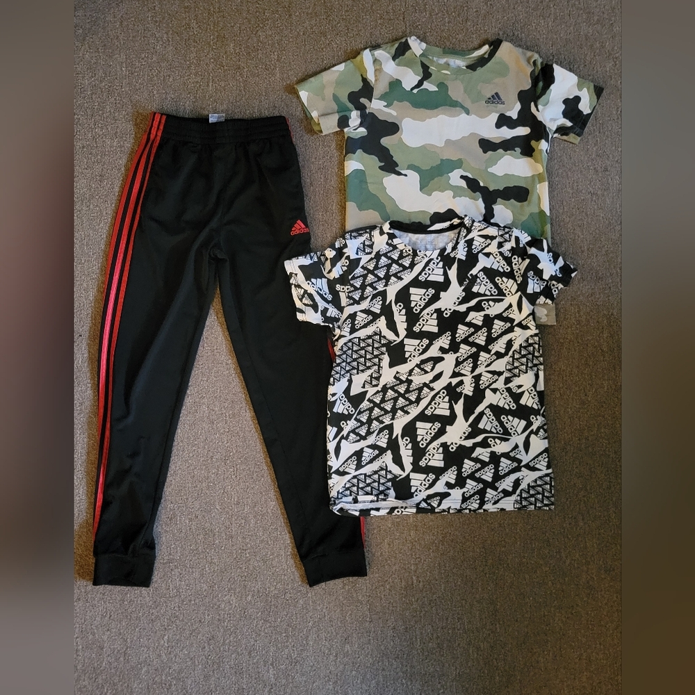 Boys Size 14/16 Adidas Bundle of 3  (1 pant 2 shirts) !